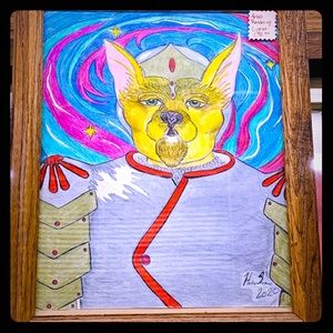 Art piece. Featuring a lyran soldier/explorer.